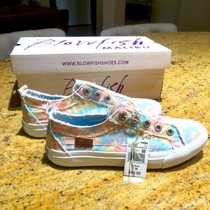 NWT Blowfish Malibu Play- Babydoll Tie Die Shoes